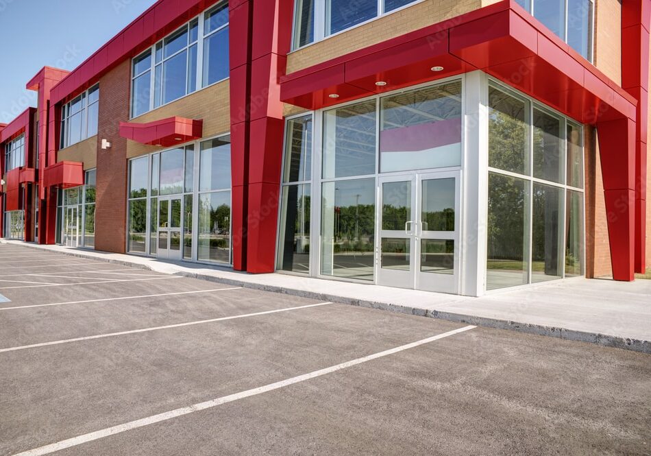 commercial windows clean and clear